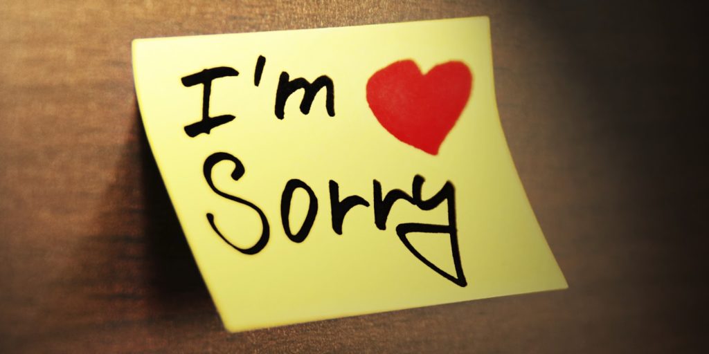 We are sorry