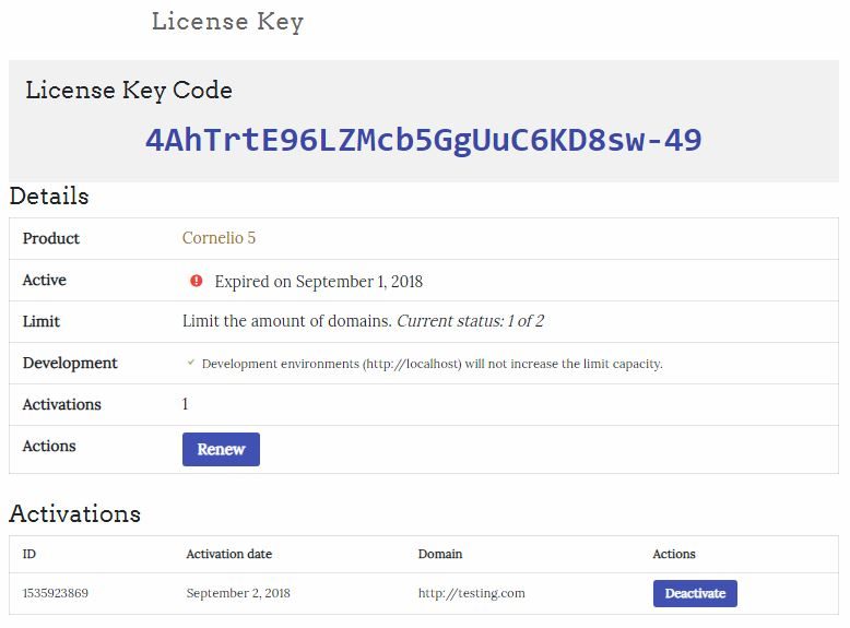 view license key
